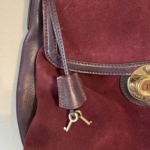Marc Jacobs Suede & Leather Shoulder Bag | Made in Italy - Picture 5 of 13